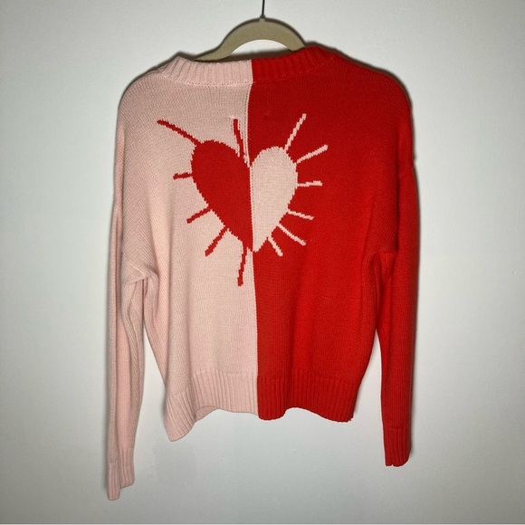 Kerri Rosenthal Radiant Heart Colorblock Sweater | Anthropologie - Picture 1 of 14
